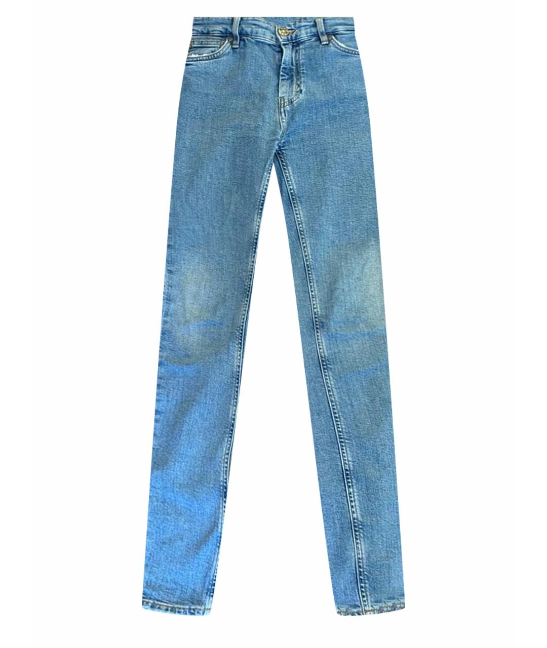 MIH JEANS Голубые прямые джинсы, фото 1