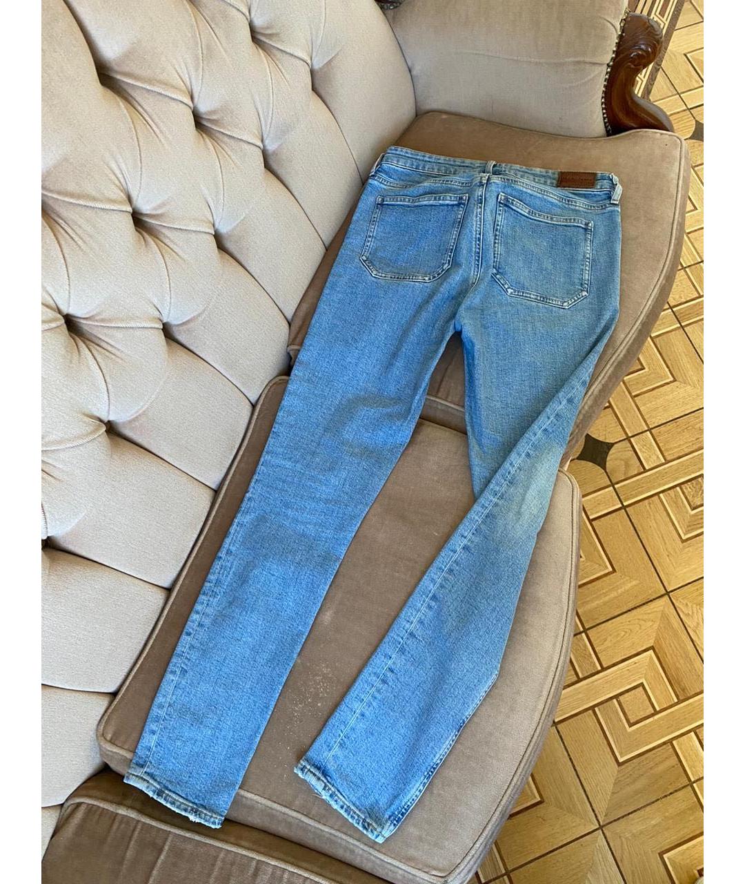 MIH JEANS Голубые прямые джинсы, фото 2