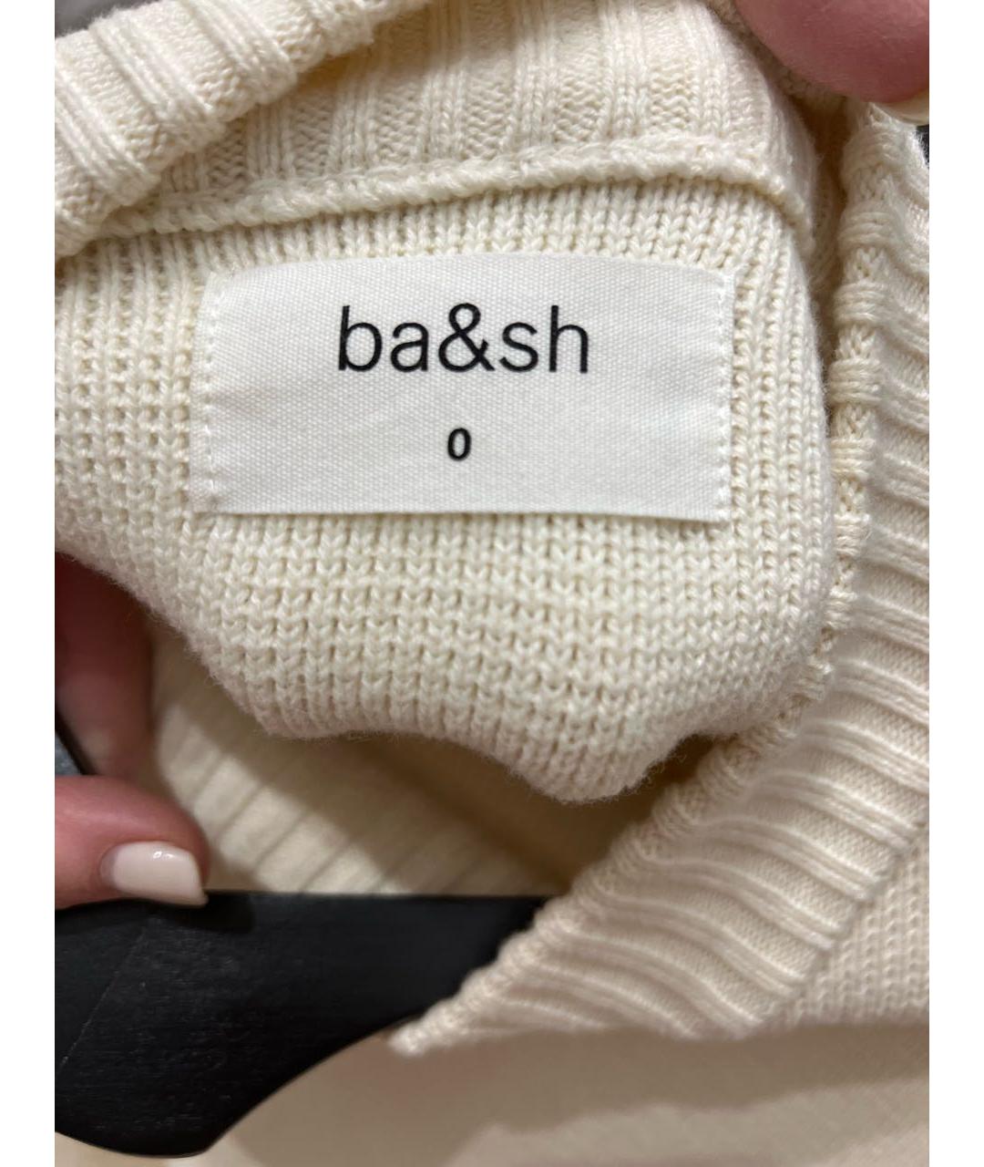 BA&SH Белый хлопковый джемпер / свитер, фото 3