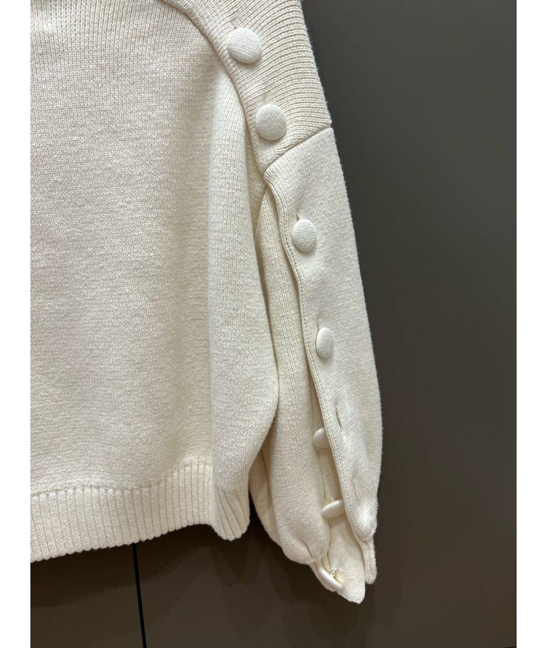 BA&SH Белый хлопковый джемпер / свитер, фото 4