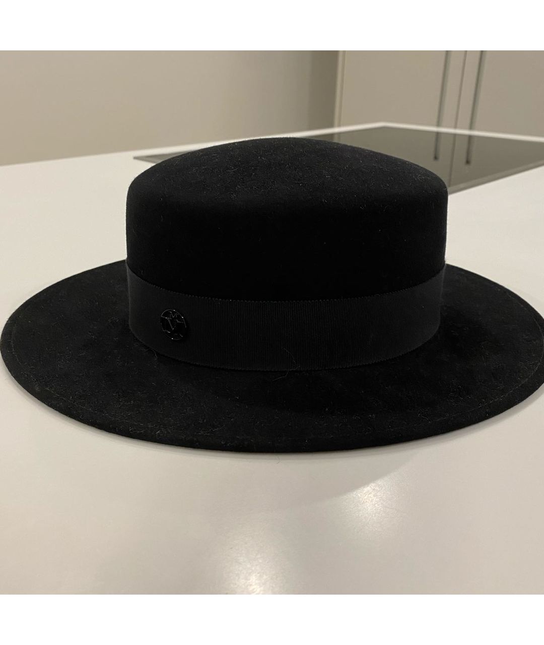 MAISON MICHEL Черная шерстяная шляпа, фото 3