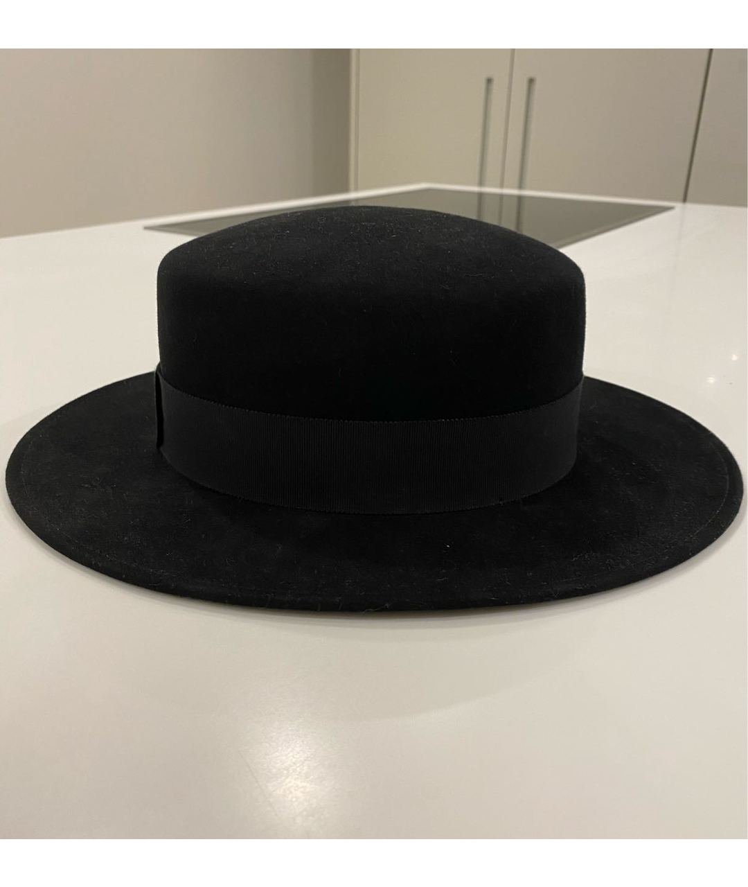 MAISON MICHEL Черная шерстяная шляпа, фото 2