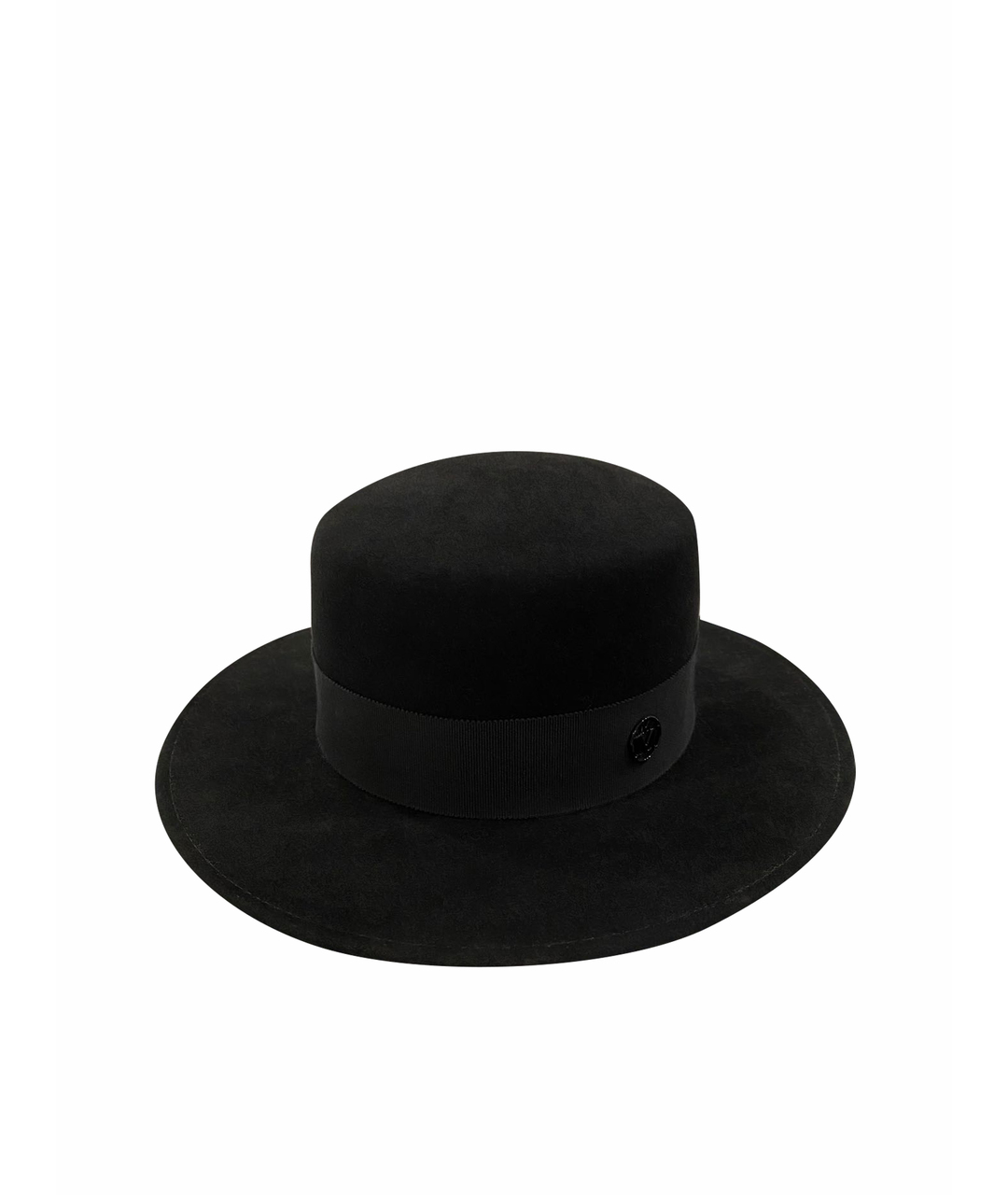 MAISON MICHEL Черная шерстяная шляпа, фото 1
