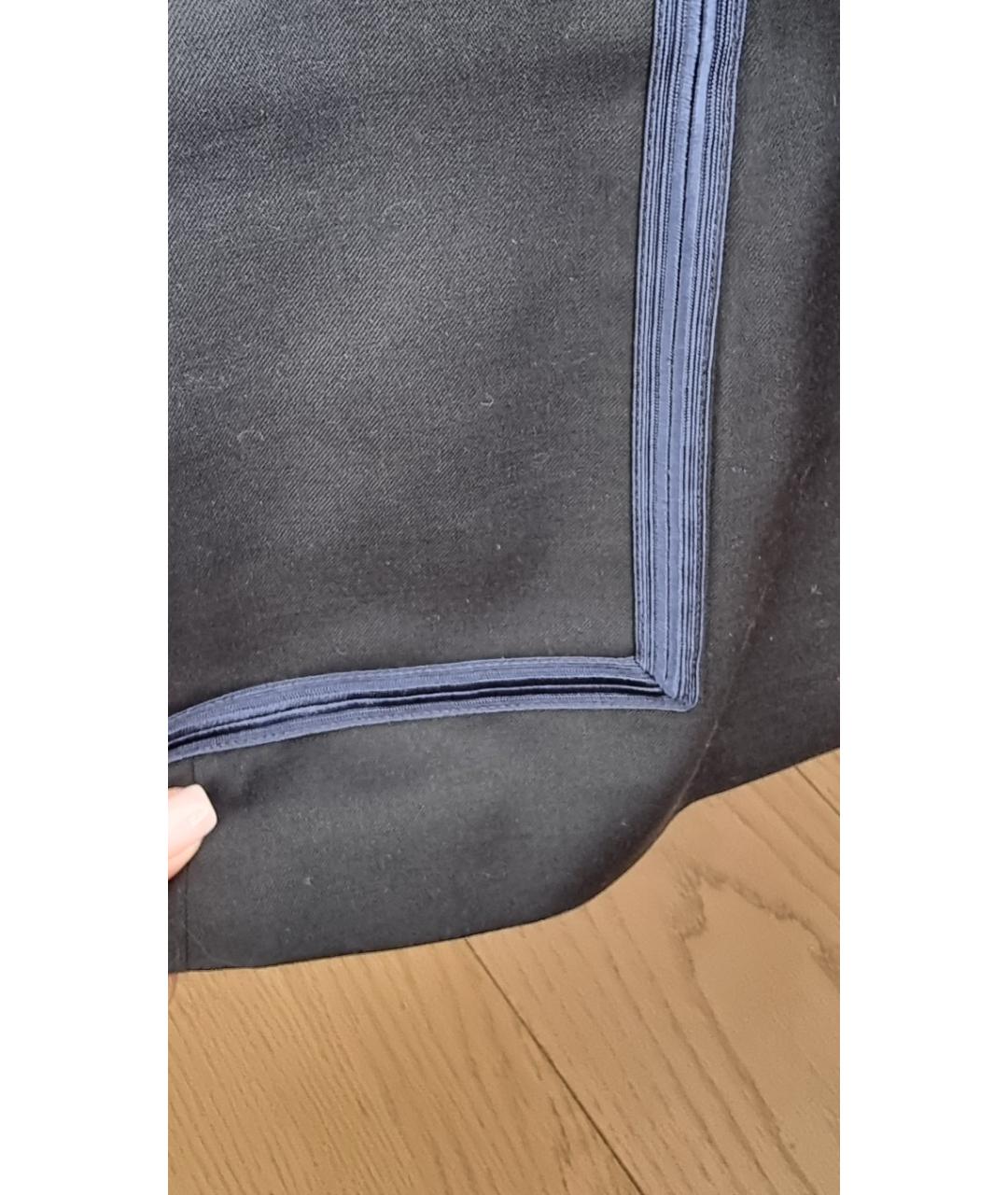 SANDRO Темно-синий шерстяной жакет/пиджак, фото 9
