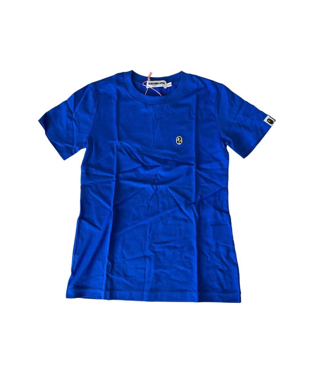 A BATHING APE Синяя футболка, фото 2
