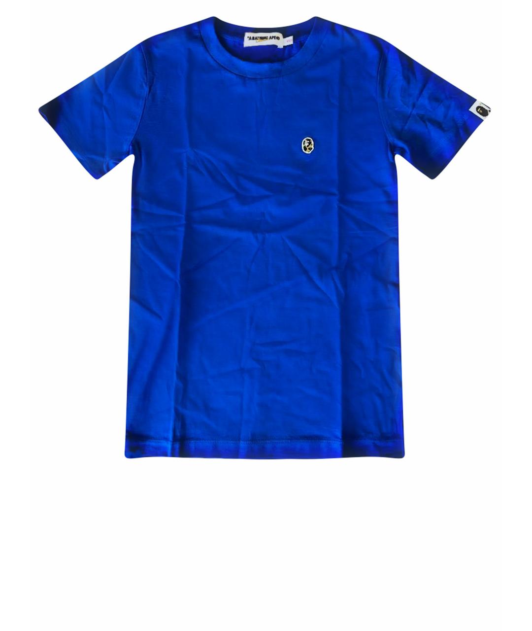 A BATHING APE Синяя футболка, фото 1