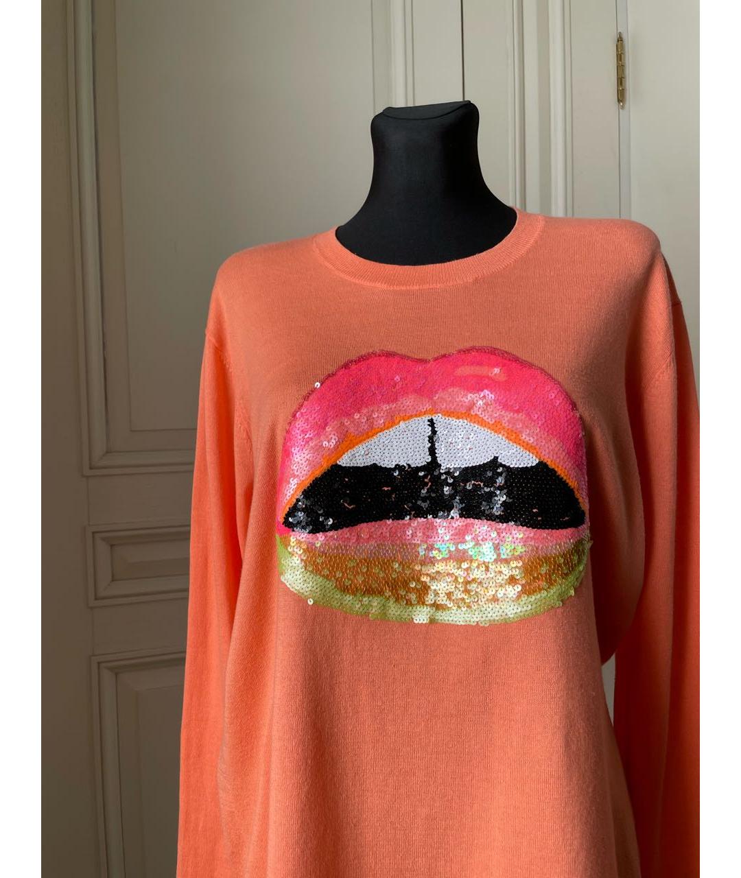 MARKUS LUPFER Оранжевый хлопковый джемпер / свитер, фото 2