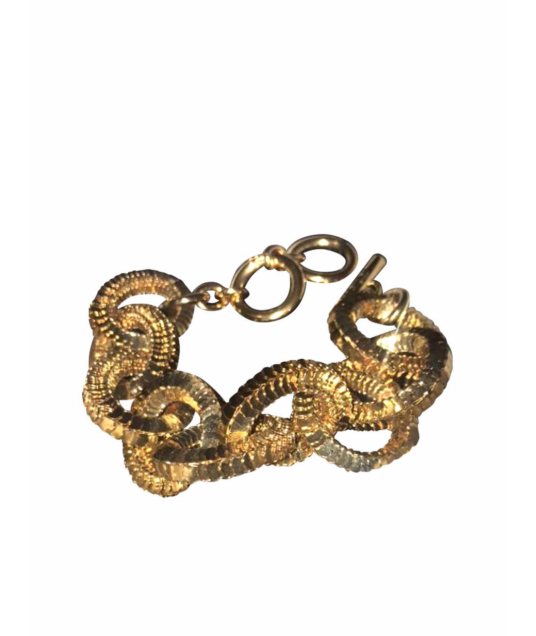 MOSCHINO Золотой позолоченный браслет, фото 1
