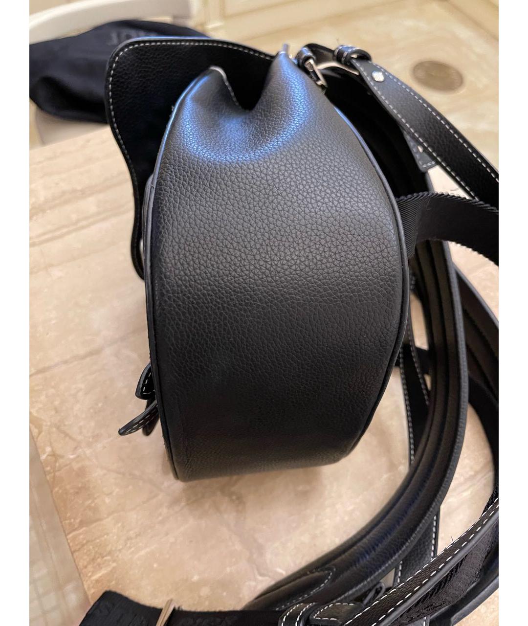 CHRISTIAN DIOR PRE-OWNED Черный кожаный рюкзак, фото 3