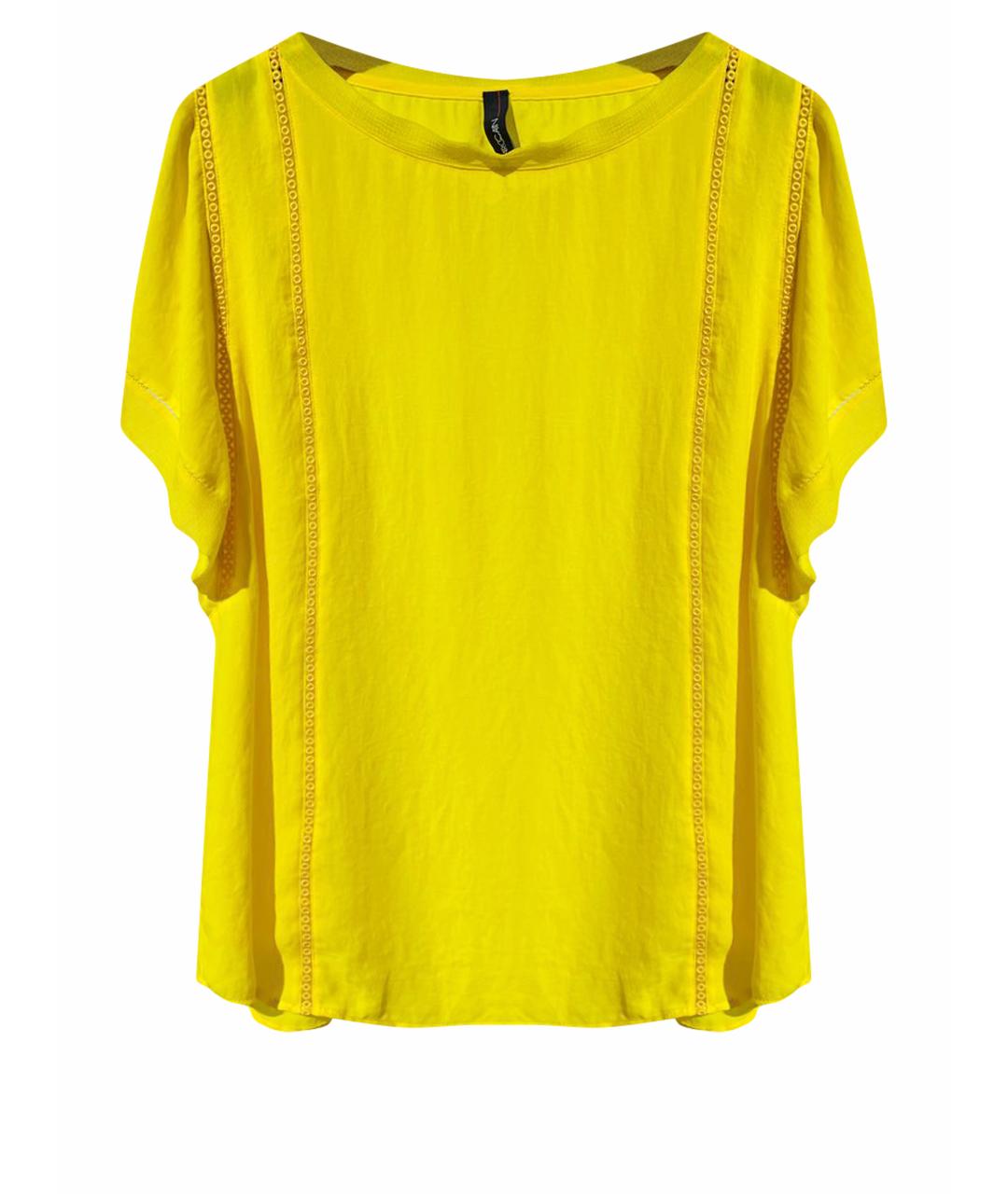 MARC CAIN Желтая полиэстеровая блузы, фото 1