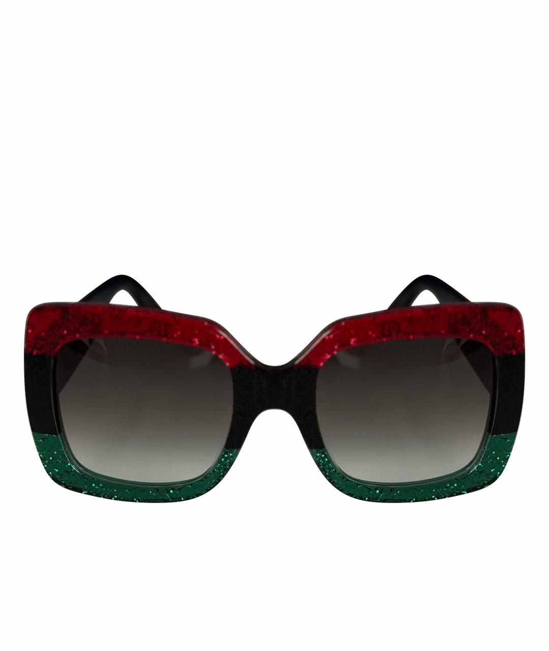 GUCCI Мульти пластиковые солнцезащитные очки, фото 1
