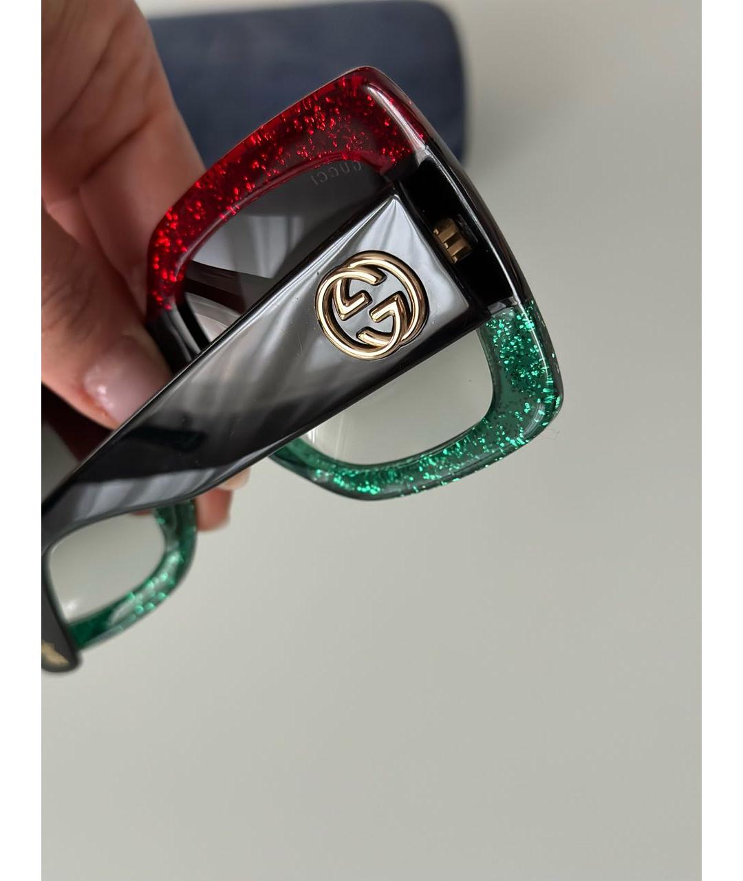 GUCCI Мульти пластиковые солнцезащитные очки для женщин – купить