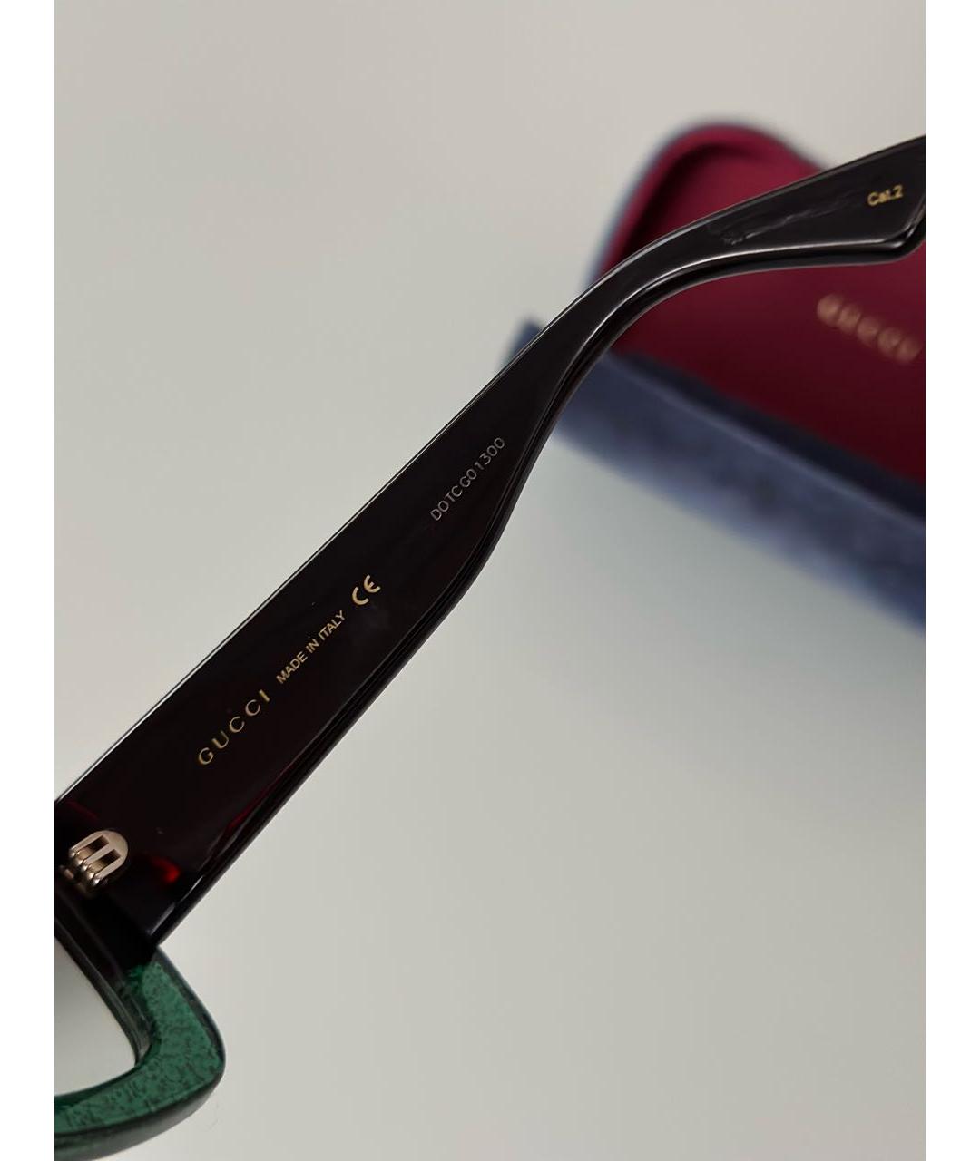 GUCCI Мульти пластиковые солнцезащитные очки, фото 7