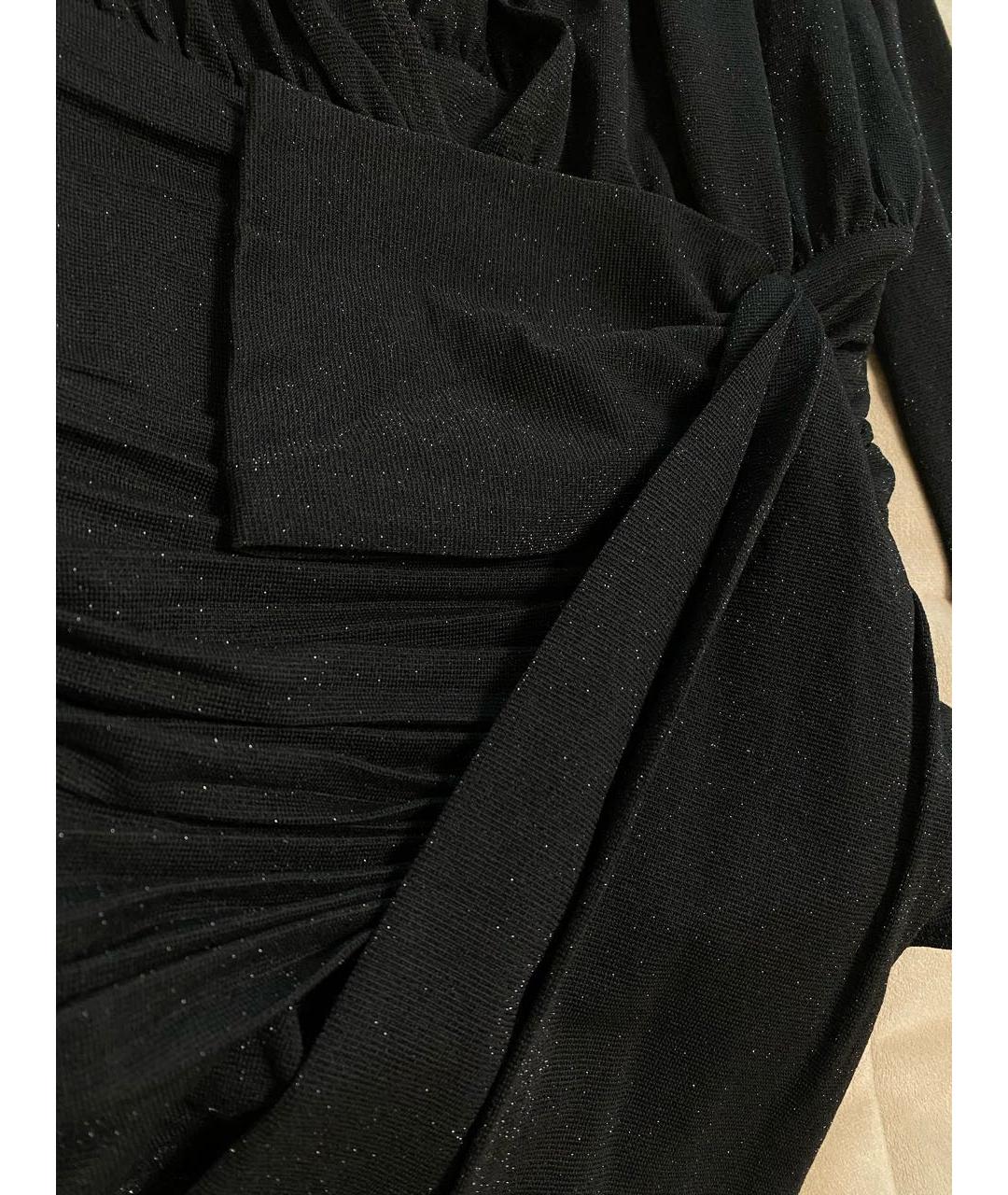 ELISABETTA FRANCHI Черный полиэстеровый костюм с юбками, фото 3