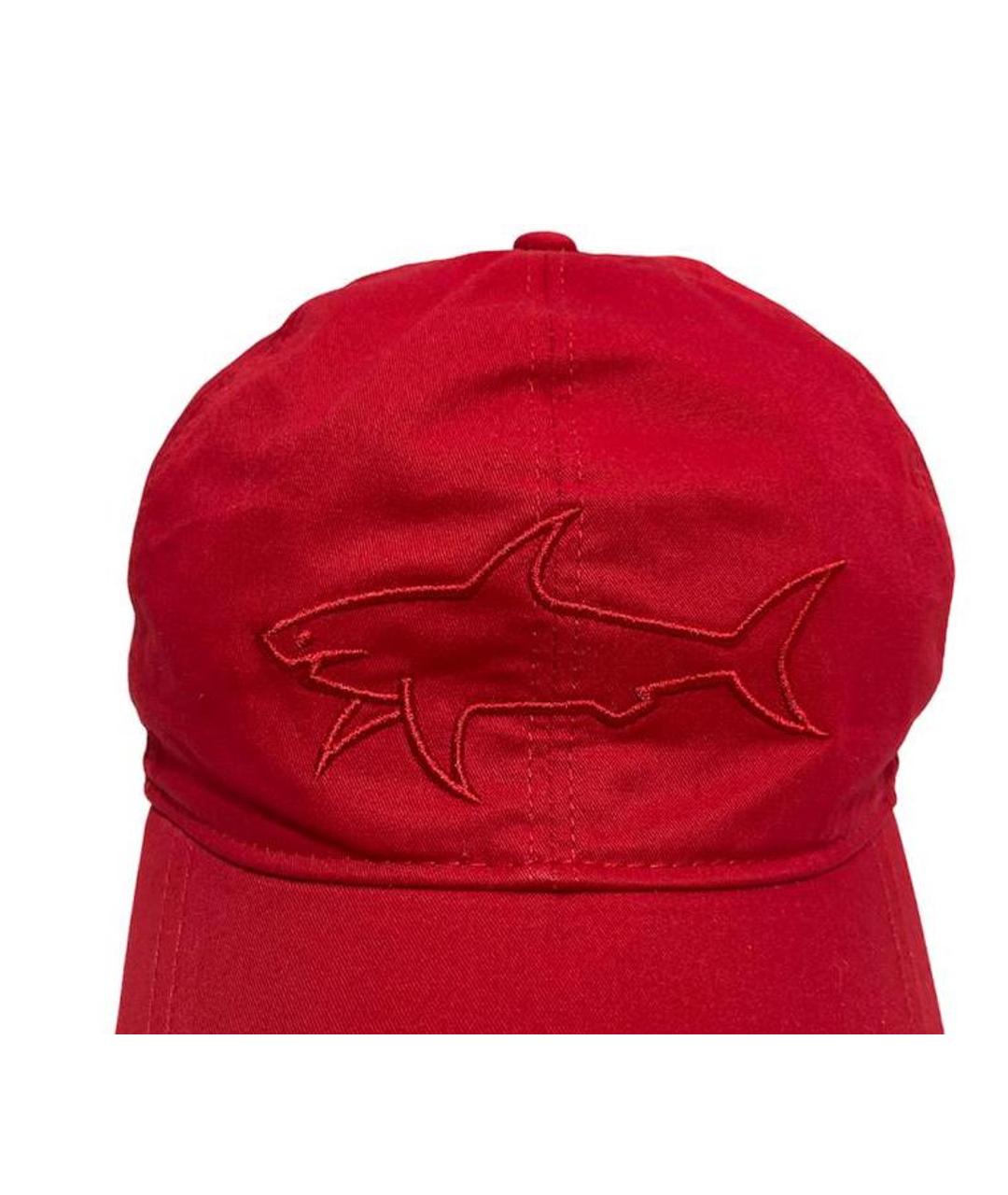 PAUL & SHARK Красная хлопковая кепка/бейсболка, фото 4