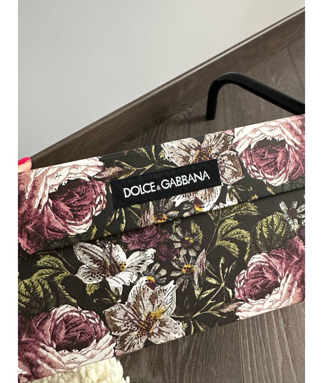 DOLCE&GABBANA Фиолетовые замшевые босоножки, фото 6