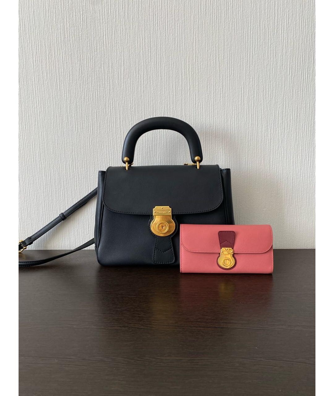 BURBERRY Коралловый кожаный кошелек, фото 2