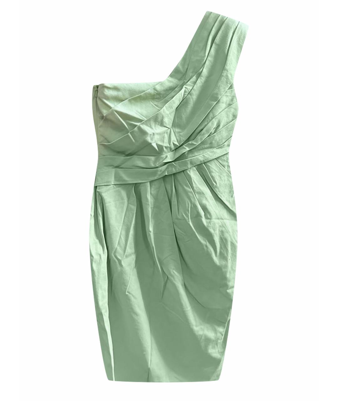 MOSCHINO Салатовыое полиэстеровое коктейльное платье, фото 1