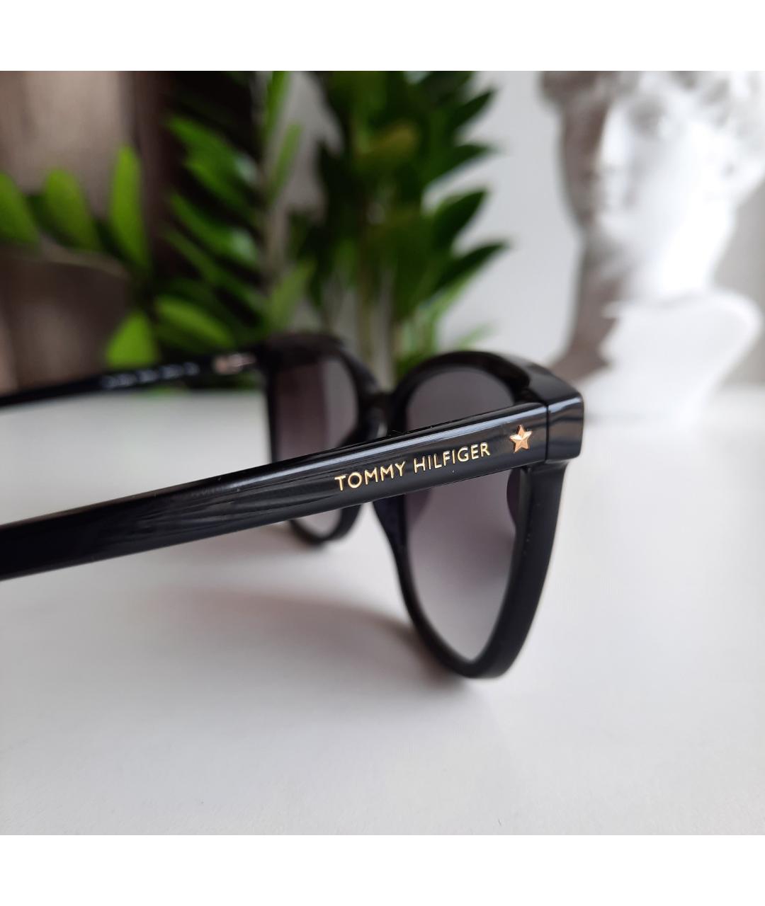 TOMMY HILFIGER Черные солнцезащитные очки, фото 3