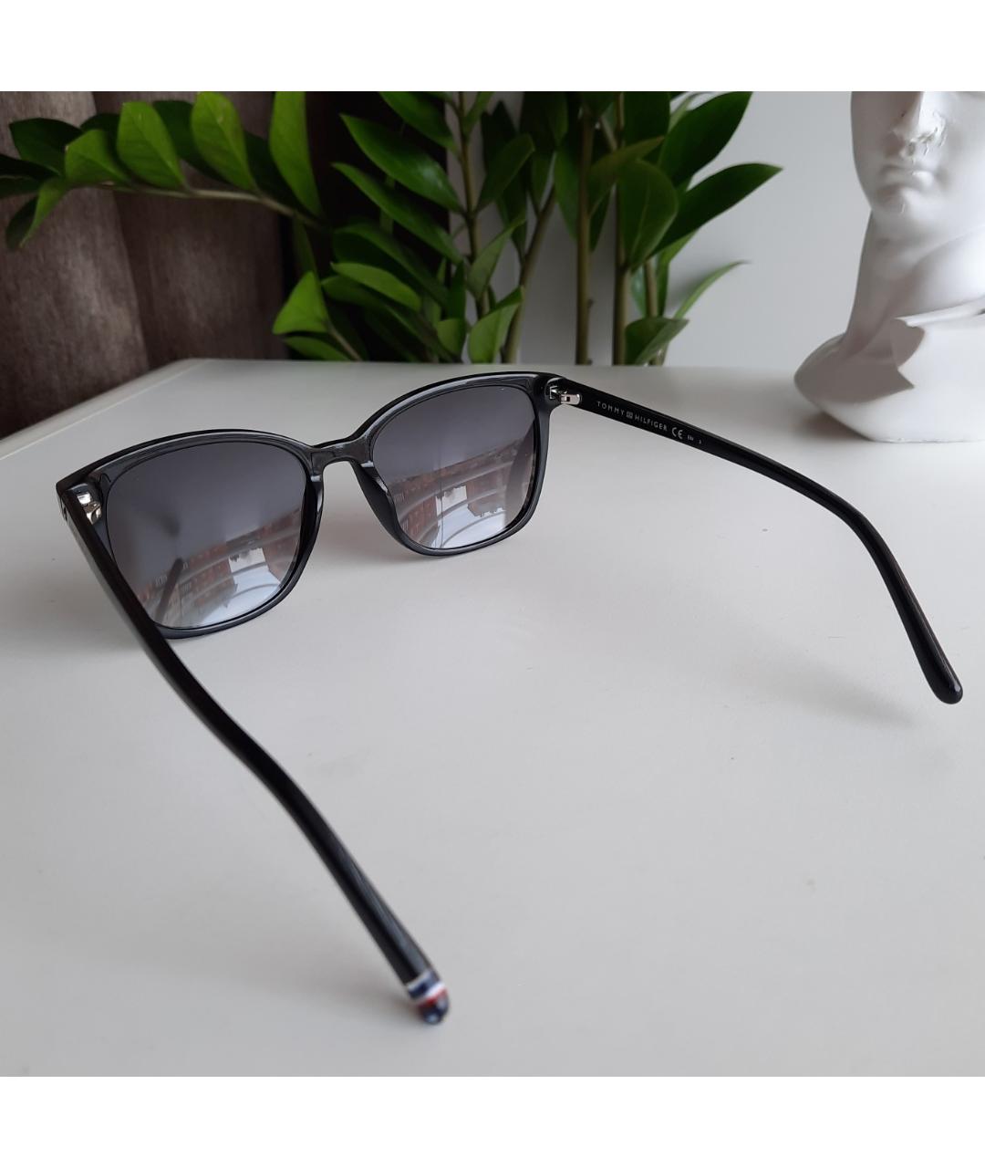 TOMMY HILFIGER Черные солнцезащитные очки, фото 5