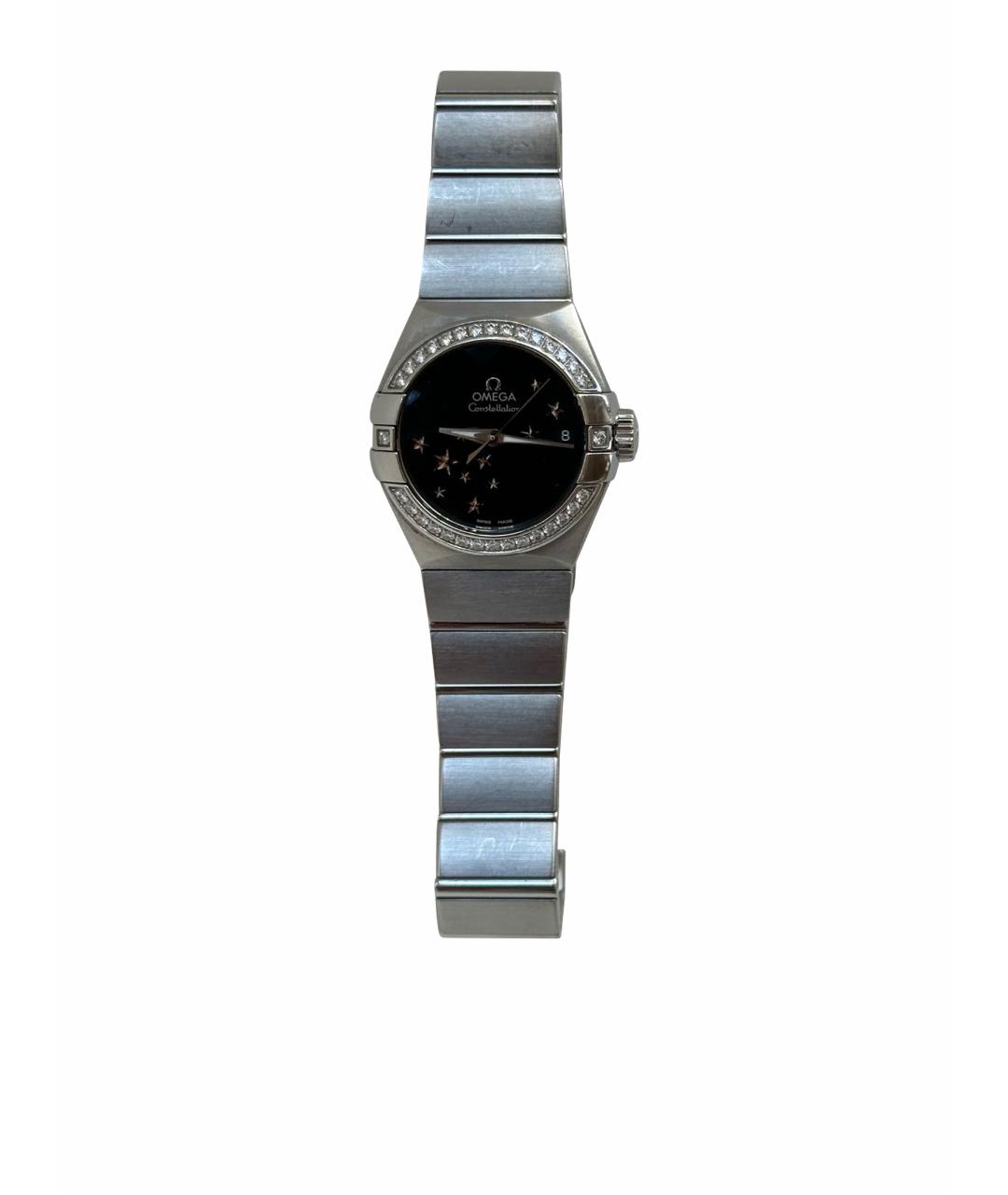 OMEGA Серебряные металлические часы, фото 1