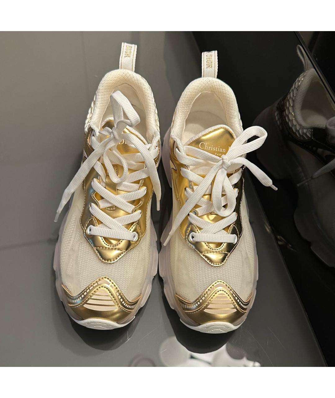 CHRISTIAN DIOR Белые кроссовки, фото 4