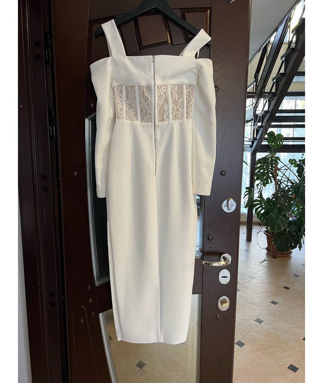 RASARIO Белое креповое свадебное платье, фото 5