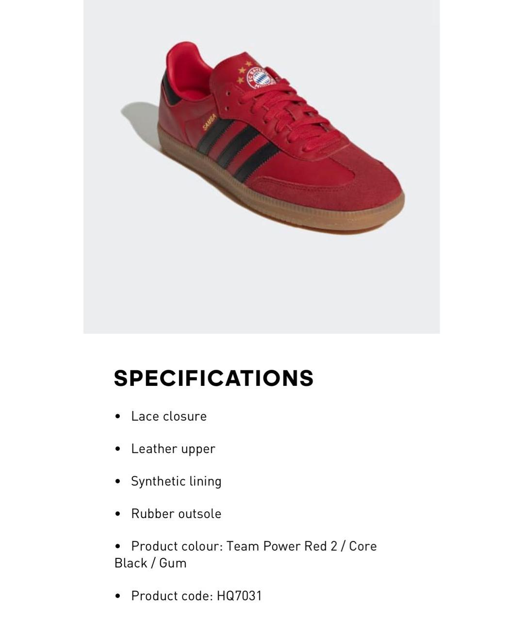 ADIDAS Красные кожаные кроссовки, фото 8
