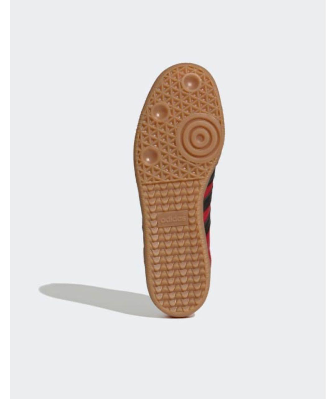 ADIDAS Красные кожаные кроссовки, фото 6
