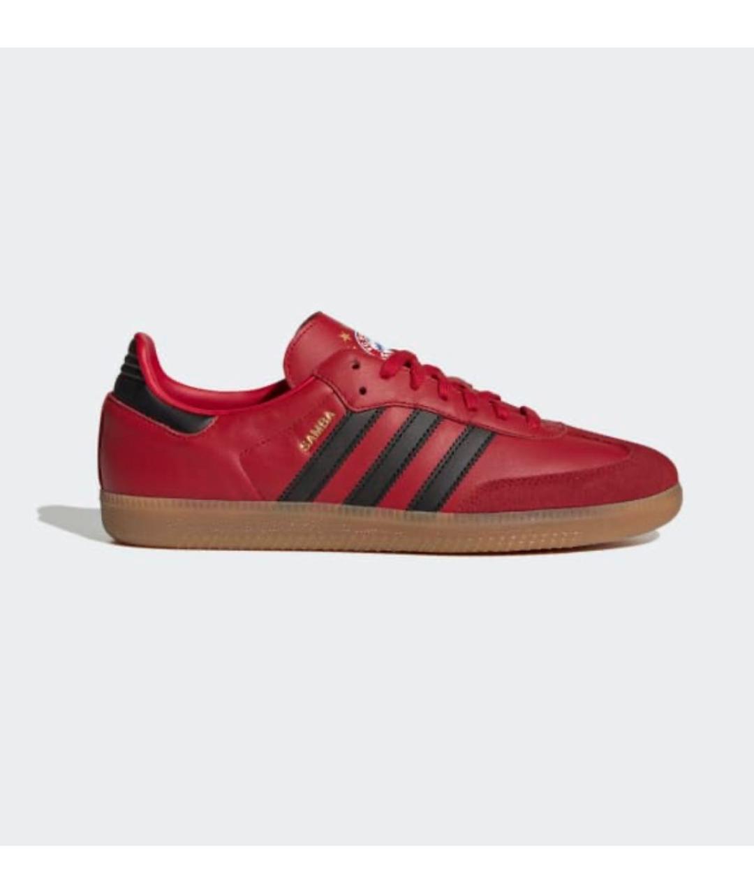 ADIDAS Красные кожаные кроссовки, фото 9