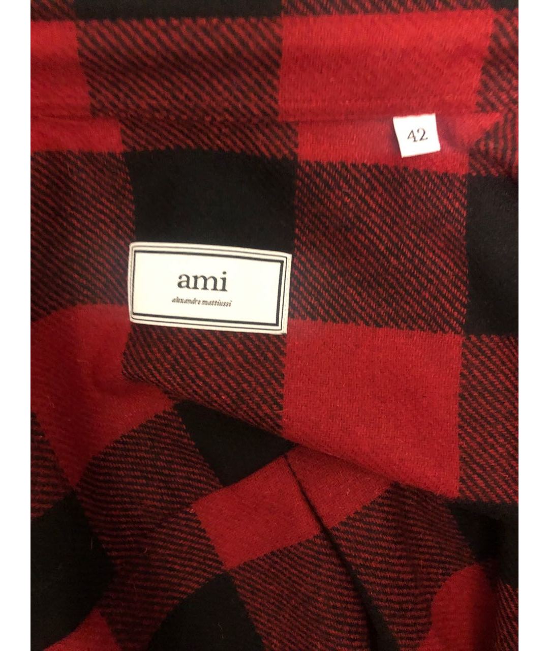 AMI Мульти шерстяная кэжуал рубашка, фото 6