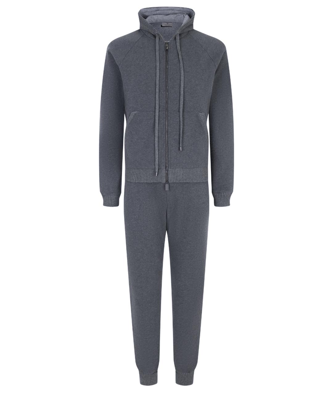 CANALI Серый повседневный костюм, фото 1