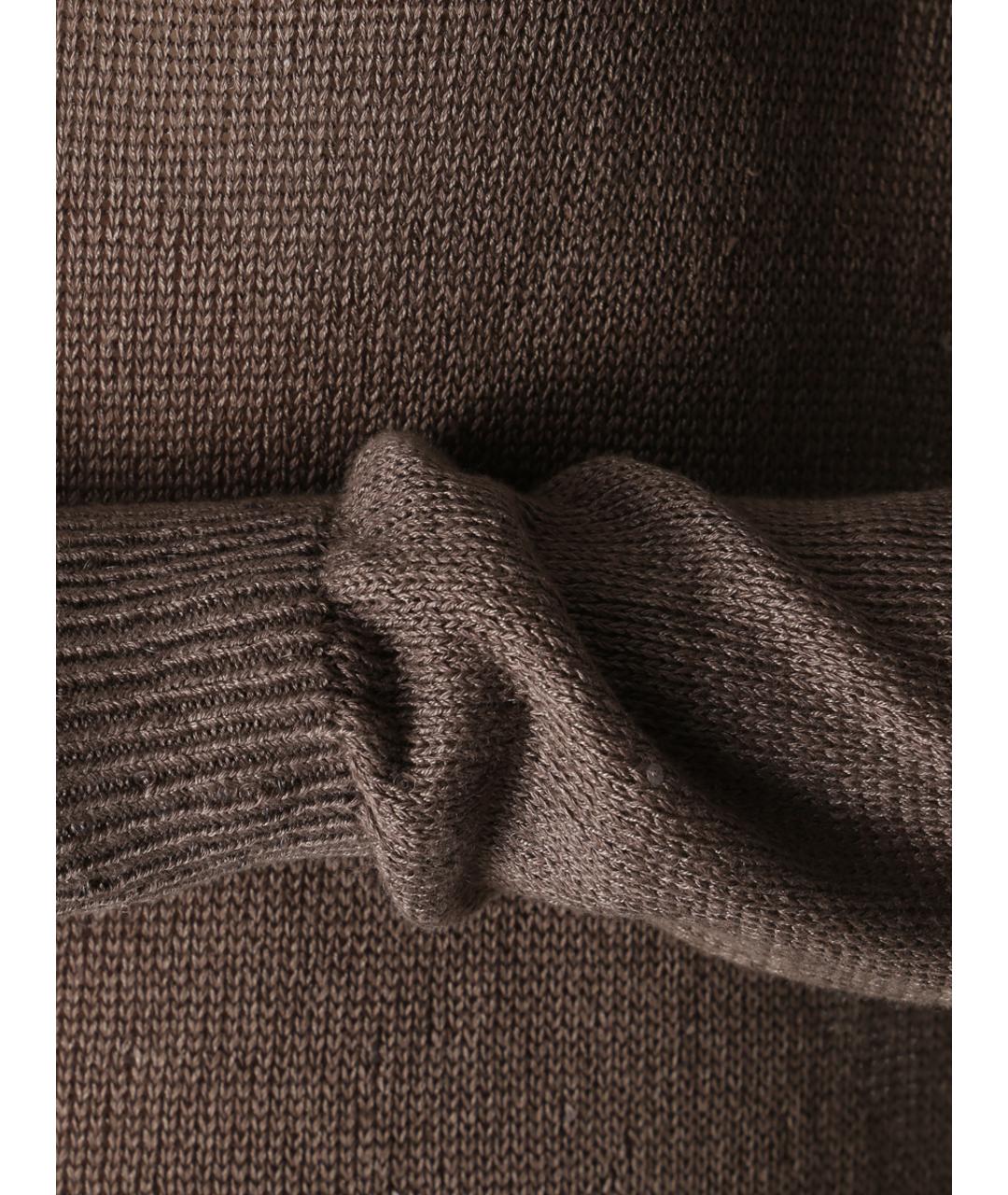 BRUNELLO CUCINELLI Коричневый джемпер / свитер, фото 5