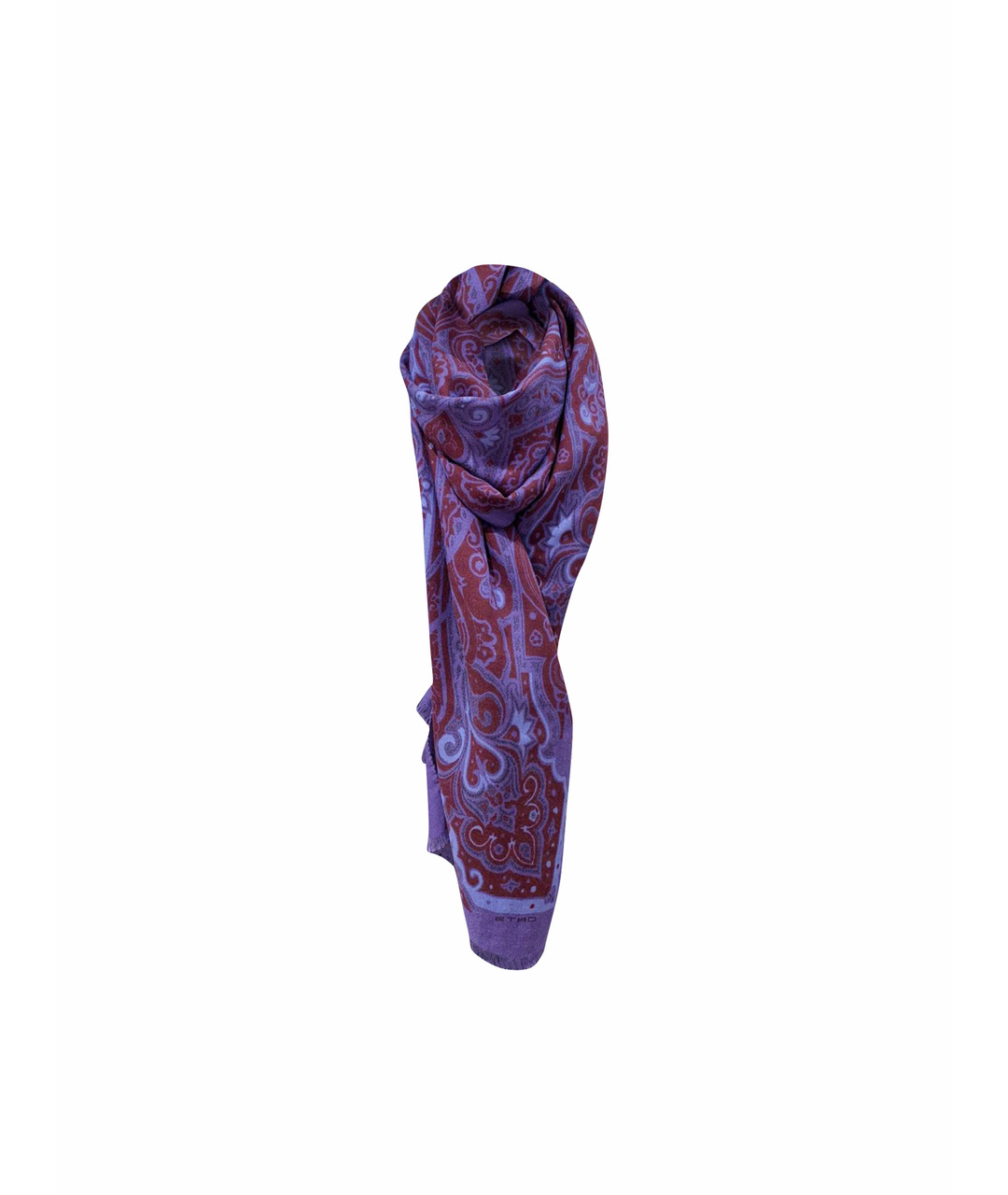 ETRO Фиолетовый кашемировый шарф, фото 1