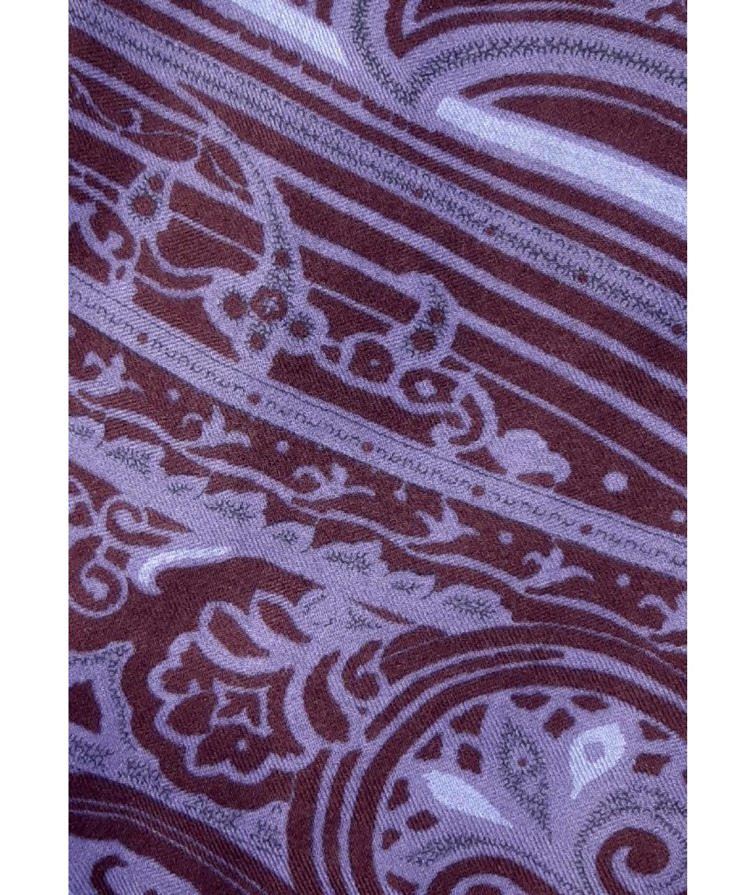ETRO Фиолетовый кашемировый шарф, фото 2