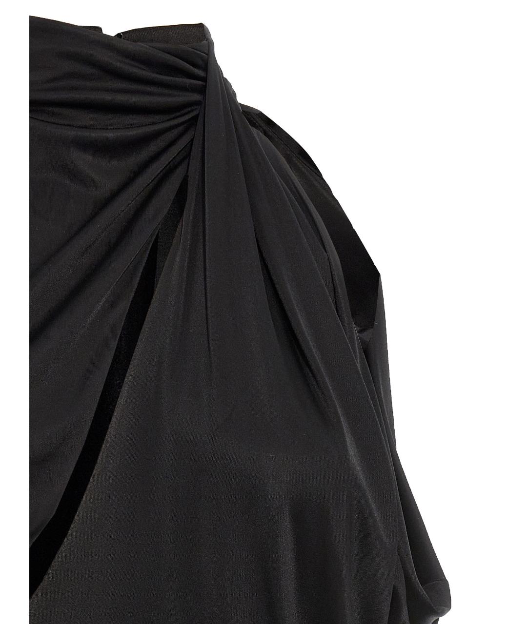VERSACE Черная вискозная блузы, фото 3