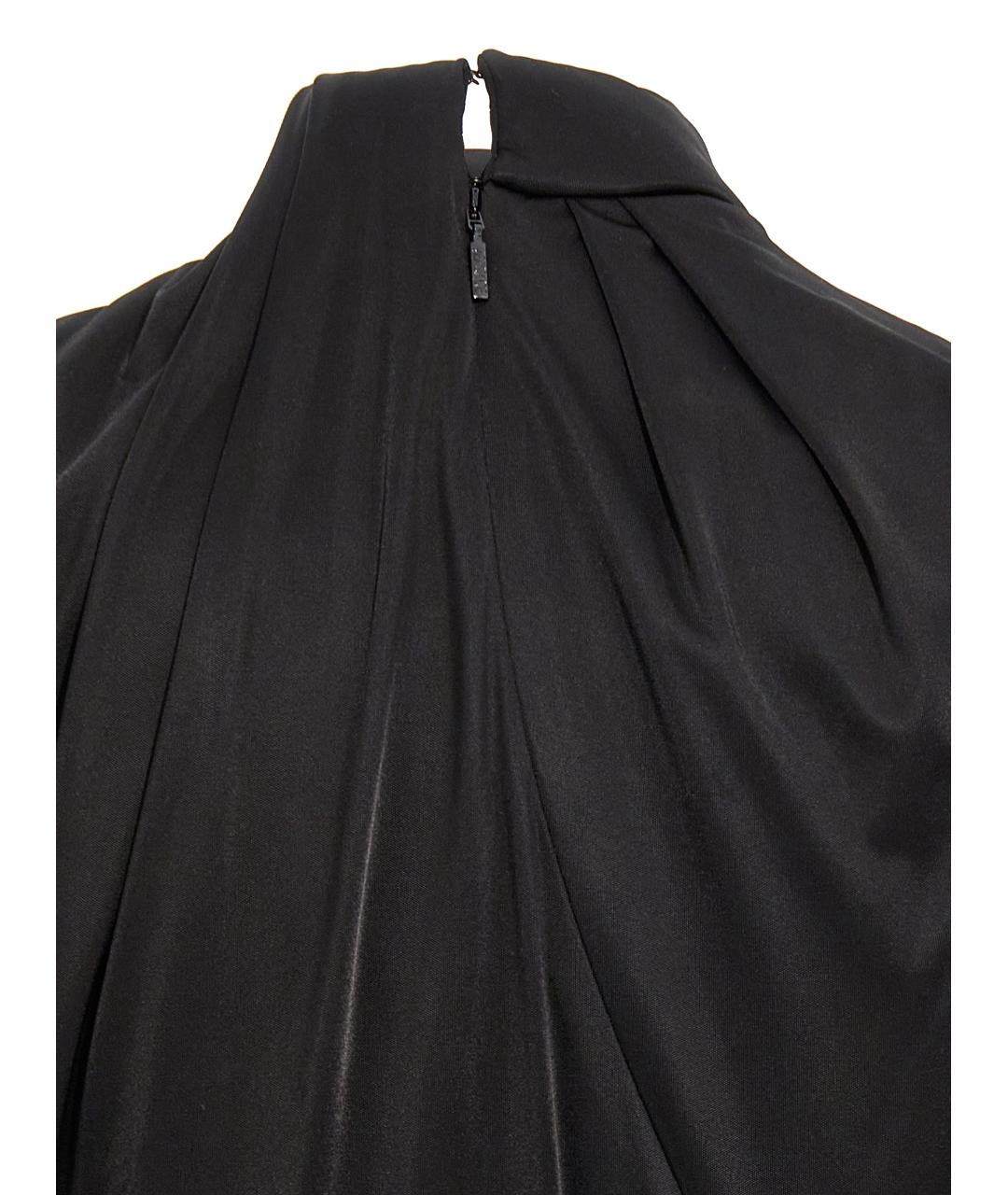 VERSACE Черная вискозная блузы, фото 4