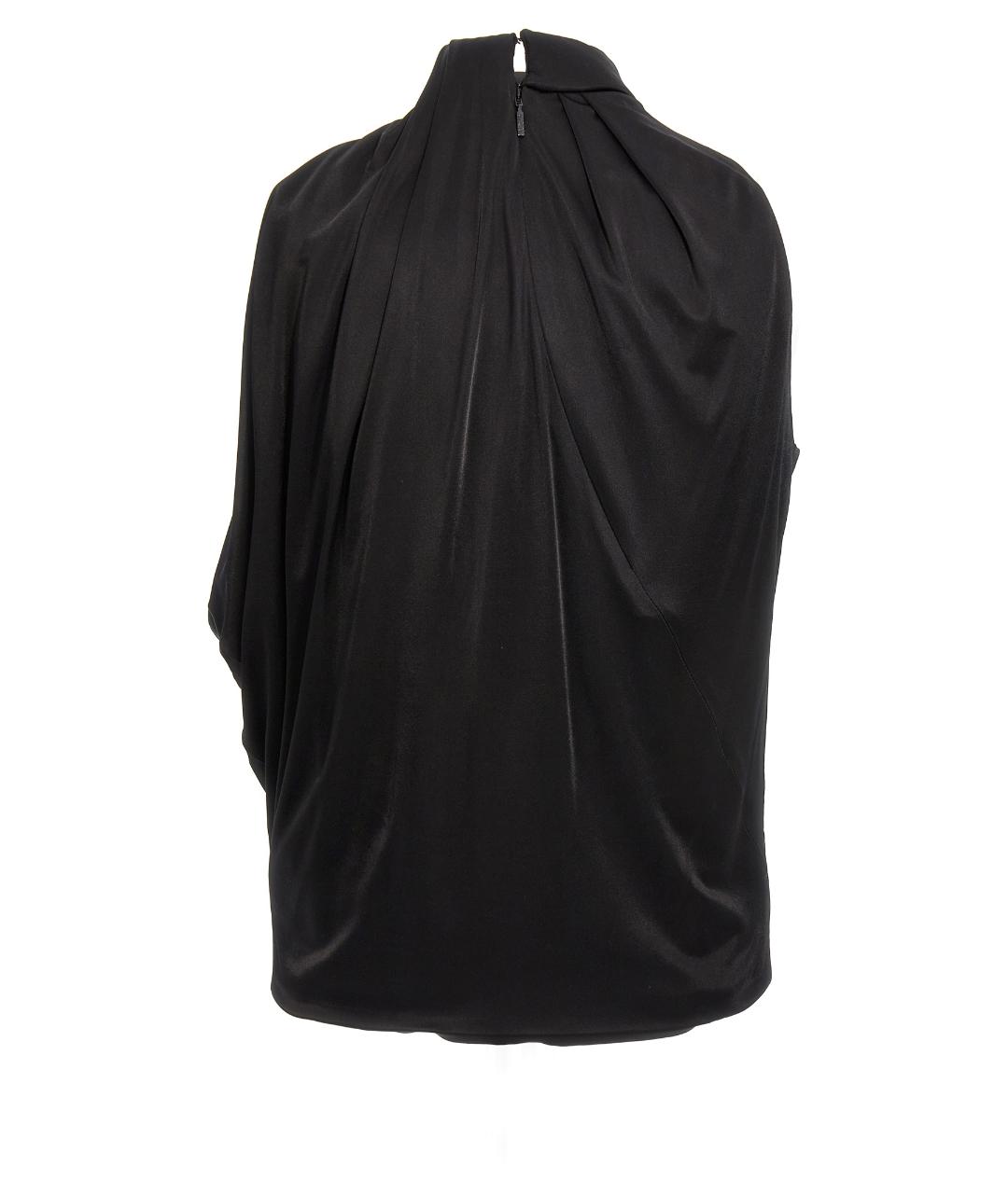 VERSACE Черная вискозная блузы, фото 2