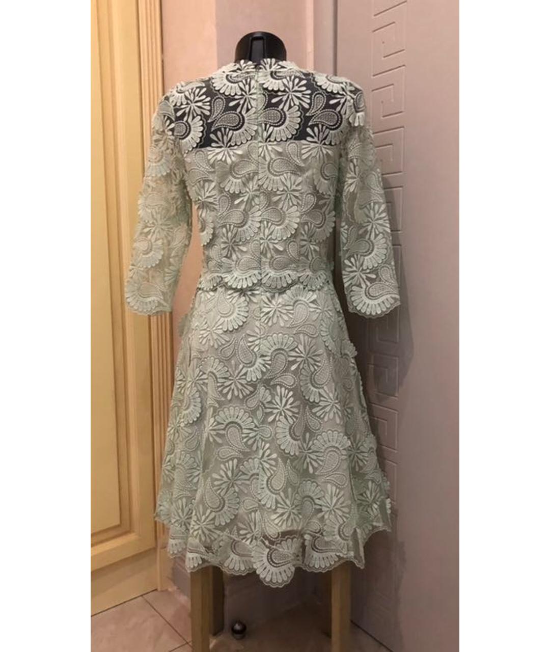 ERMANNO SCERVINO Салатовыое полиамидовое платье, фото 2
