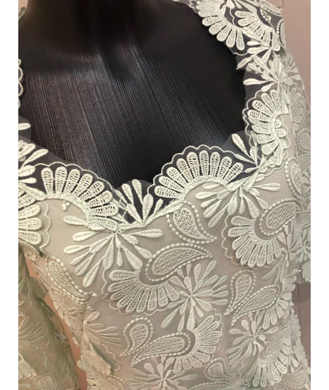 ERMANNO SCERVINO Салатовыое полиамидовое платье, фото 3