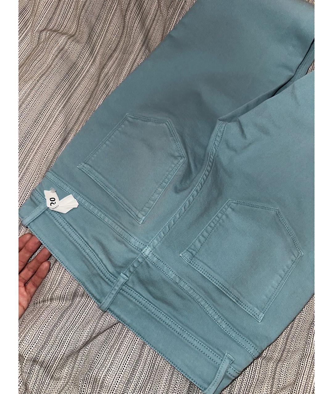 LORO PIANA Голубые прямые джинсы, фото 2