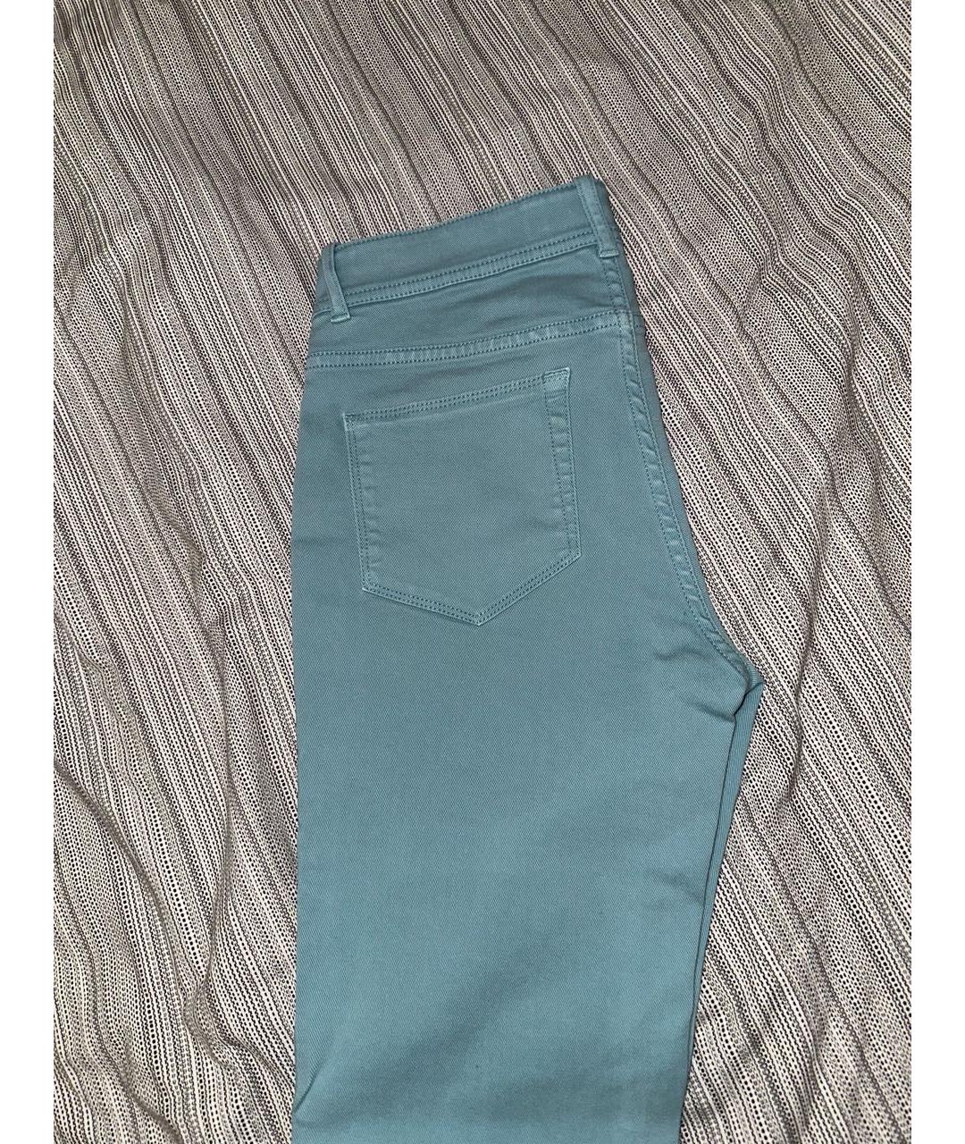 LORO PIANA Голубые прямые джинсы, фото 4