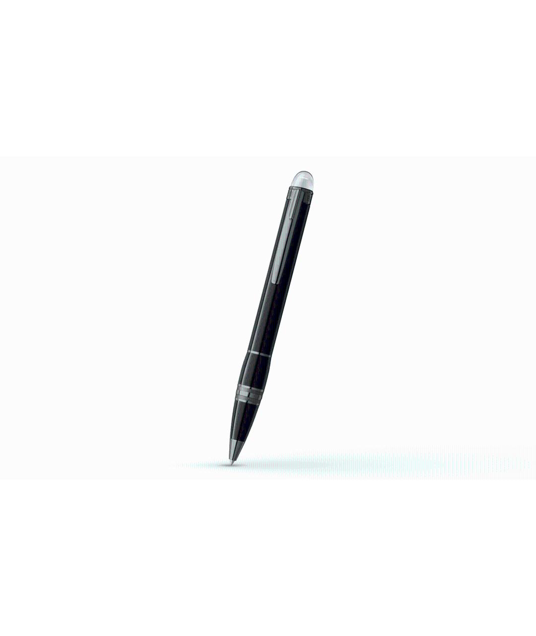 MONTBLANC Черная пластиковая шариковая ручка, фото 2