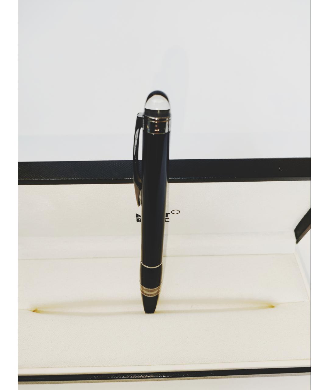 MONTBLANC Черная пластиковая шариковая ручка, фото 6