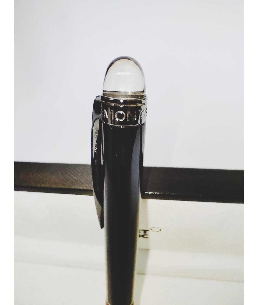 MONTBLANC Черная пластиковая шариковая ручка, фото 8