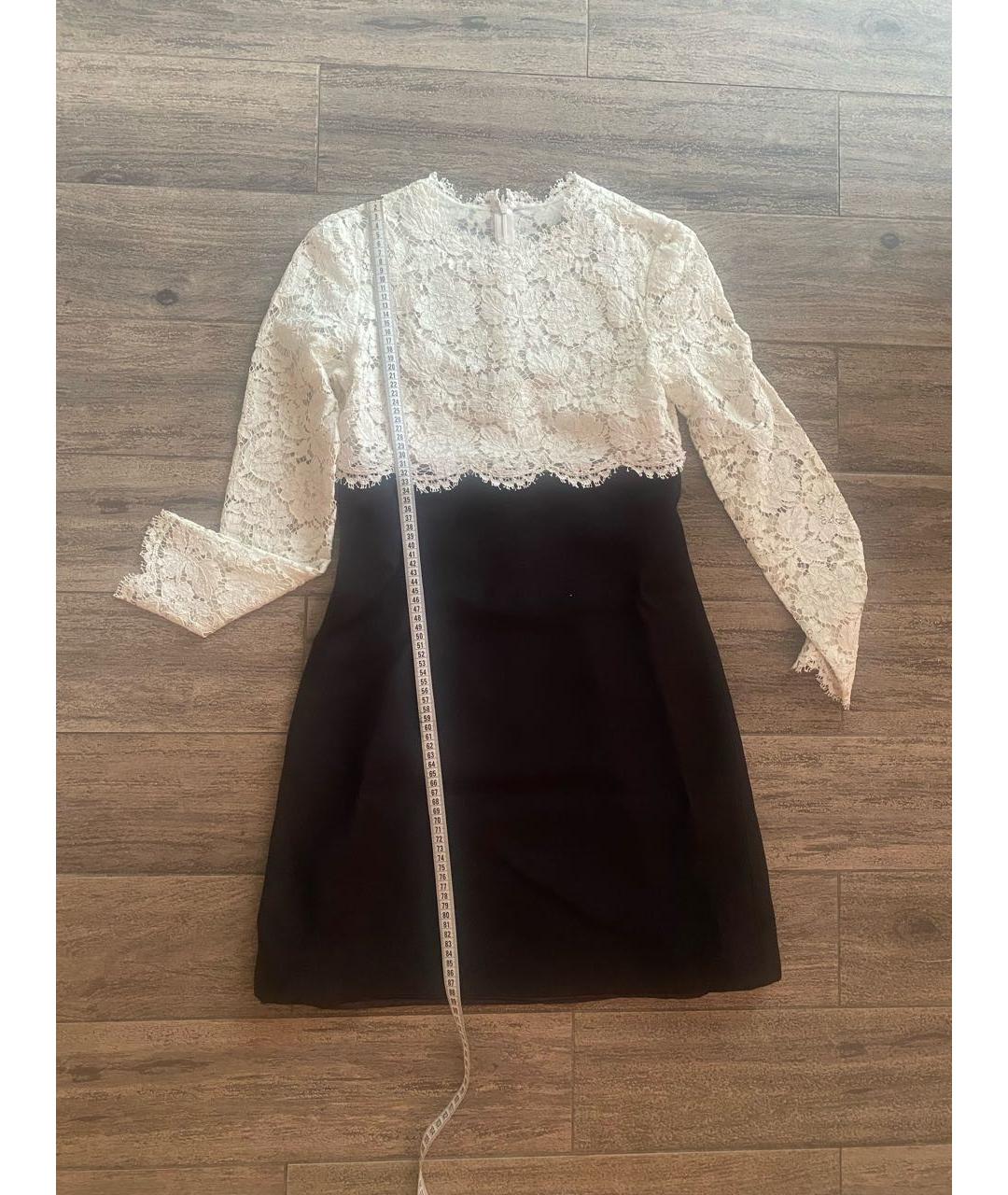 VALENTINO Черное шерстяное коктейльное платье, фото 2