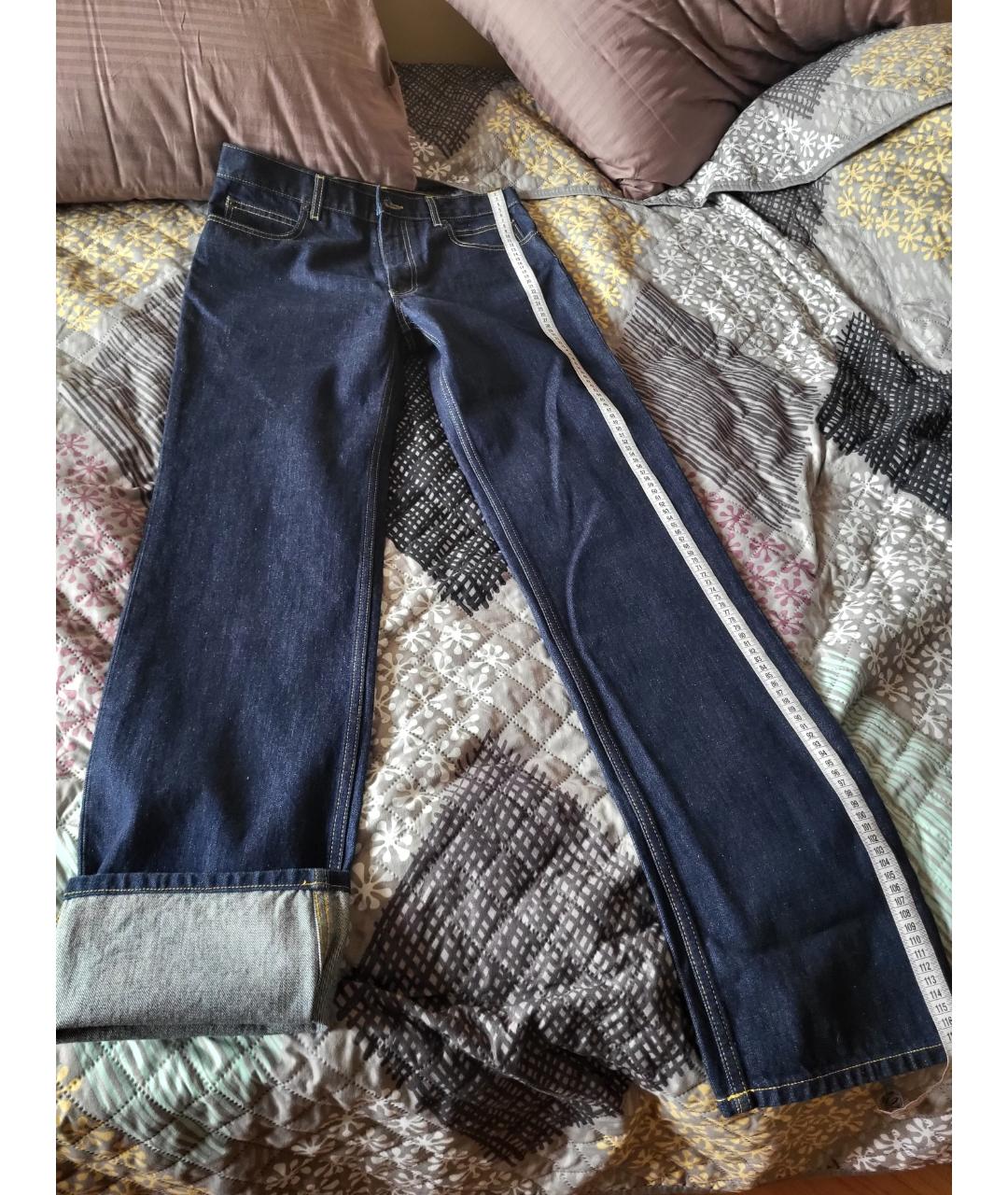 CALVIN KLEIN JEANS Темно-синие хлопковые джинсы клеш, фото 4