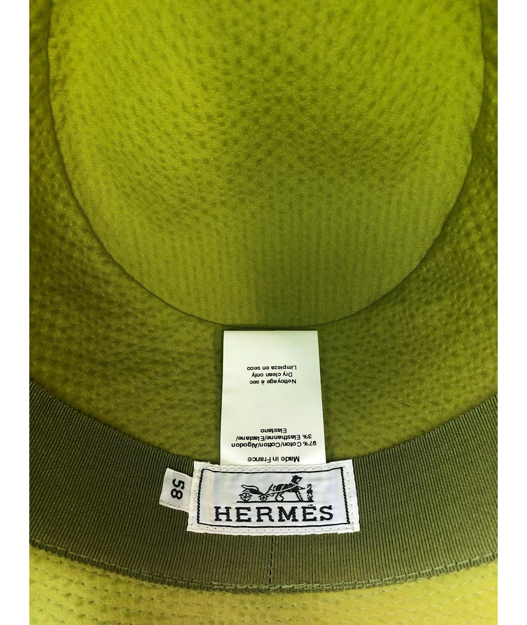 HERMES PRE-OWNED Хлопковая шляпа, фото 4
