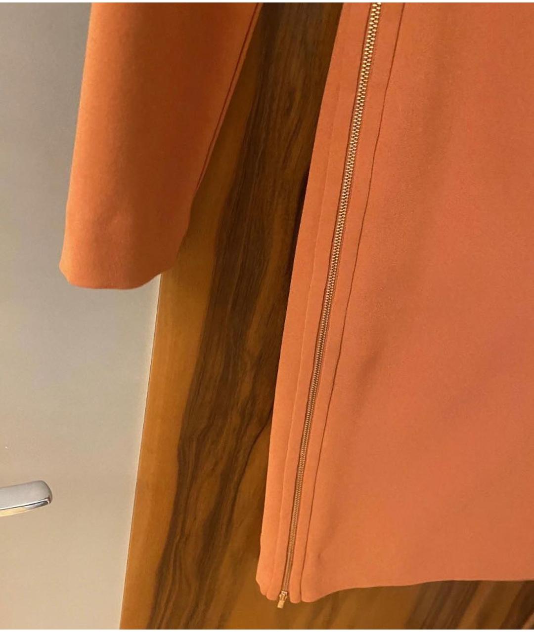 DIANE VON FURSTENBERG Оранжевое повседневное платье, фото 4