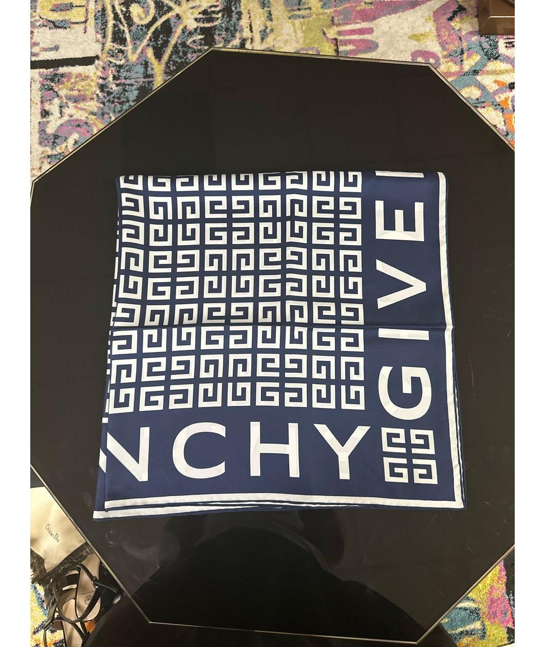 GIVENCHY VINTAGE Мульти шелковый платок, фото 3